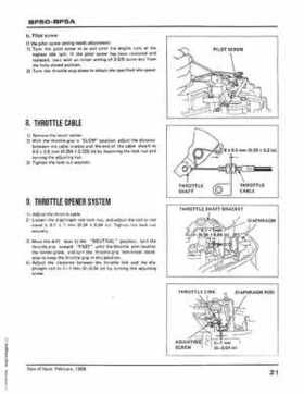 Honda BF50 (5HP), BF5A Outboard Motors Shop Manual 2014, Page 23