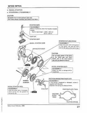 Honda BF50 (5HP), BF5A Outboard Motors Shop Manual 2014, Page 29