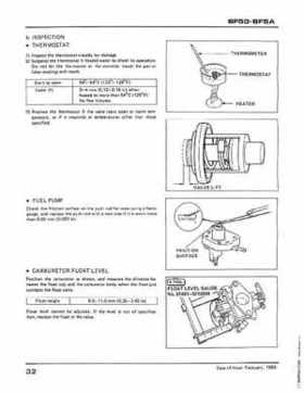 Honda BF50 (5HP), BF5A Outboard Motors Shop Manual 2014, Page 34