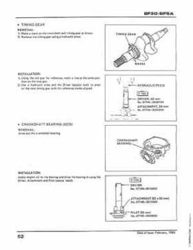 Honda BF50 (5HP), BF5A Outboard Motors Shop Manual 2014, Page 54