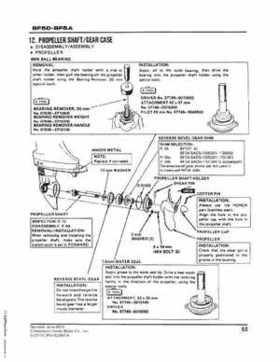 Honda BF50 (5HP), BF5A Outboard Motors Shop Manual 2014, Page 67
