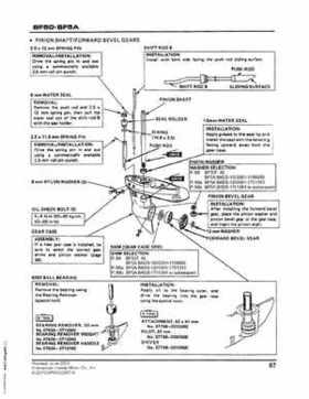 Honda BF50 (5HP), BF5A Outboard Motors Shop Manual 2014, Page 69