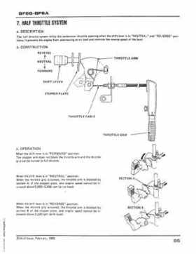 Honda BF50 (5HP), BF5A Outboard Motors Shop Manual 2014, Page 89