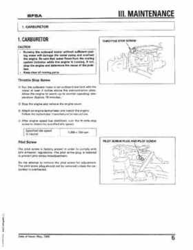 Honda BF50 (5HP), BF5A Outboard Motors Shop Manual 2014, Page 107