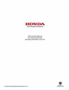 Honda BF50 (5HP), BF5A Outboard Motors Shop Manual 2014, Page 133