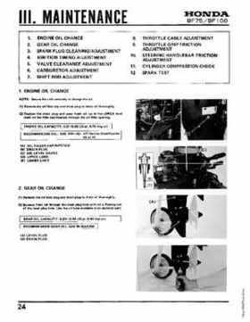 Honda BF75 BF100 Outboards Service Manual, Page 24