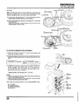 Honda BF75 BF100 Outboards Service Manual, Page 26