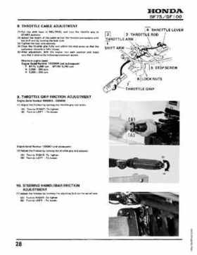 Honda BF75 BF100 Outboards Service Manual, Page 28