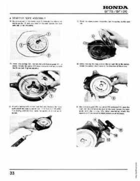 Honda BF75 BF100 Outboards Service Manual, Page 33