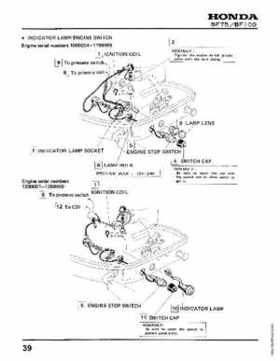 Honda BF75 BF100 Outboards Service Manual, Page 39