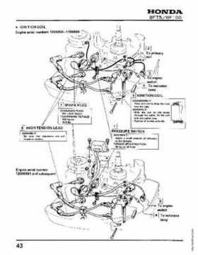 Honda BF75 BF100 Outboards Service Manual, Page 43