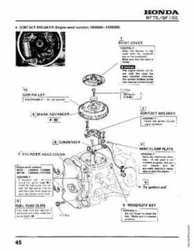 Honda BF75 BF100 Outboards Service Manual, Page 45