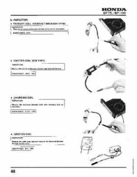Honda BF75 BF100 Outboards Service Manual, Page 48
