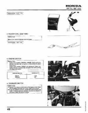 Honda BF75 BF100 Outboards Service Manual, Page 49