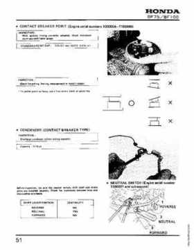 Honda BF75 BF100 Outboards Service Manual, Page 51