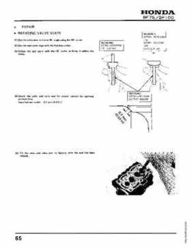 Honda BF75 BF100 Outboards Service Manual, Page 65