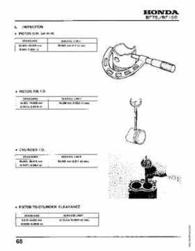 Honda BF75 BF100 Outboards Service Manual, Page 68
