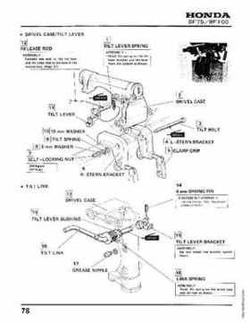 Honda BF75 BF100 Outboards Service Manual, Page 78