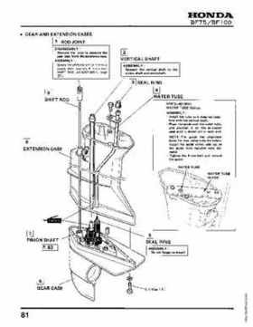 Honda BF75 BF100 Outboards Service Manual, Page 81
