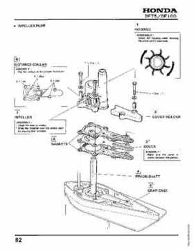 Honda BF75 BF100 Outboards Service Manual, Page 82