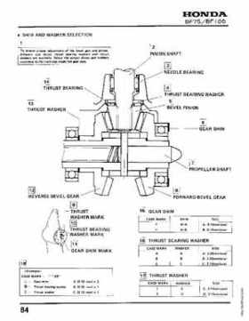 Honda BF75 BF100 Outboards Service Manual, Page 84