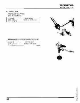 Honda BF75 BF100 Outboards Service Manual, Page 86