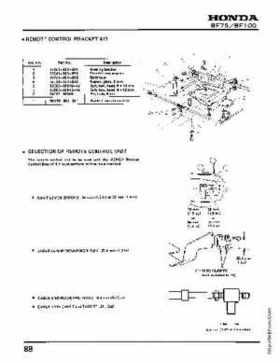 Honda BF75 BF100 Outboards Service Manual, Page 88