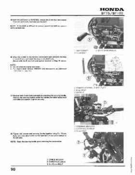 Honda BF75 BF100 Outboards Service Manual, Page 90