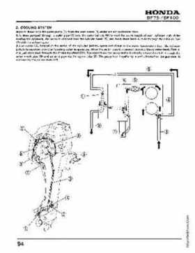 Honda BF75 BF100 Outboards Service Manual, Page 94