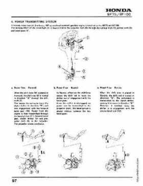 Honda BF75 BF100 Outboards Service Manual, Page 97