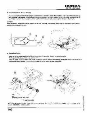 Honda BF75 BF100 Outboards Service Manual, Page 100
