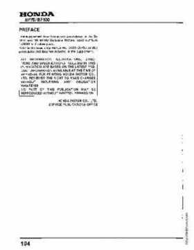 Honda BF75 BF100 Outboards Service Manual, Page 104