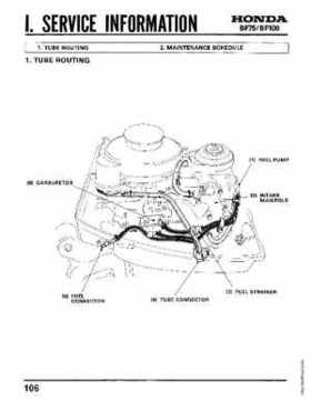 Honda BF75 BF100 Outboards Service Manual, Page 106