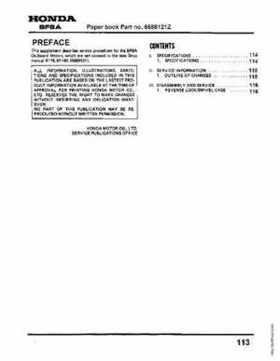 Honda BF75 BF100 Outboards Service Manual, Page 113