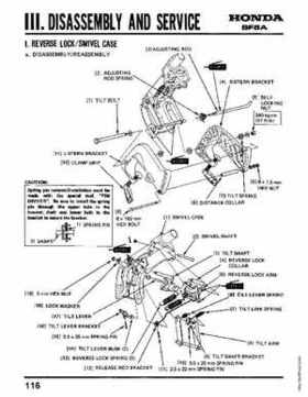 Honda BF75 BF100 Outboards Service Manual, Page 116