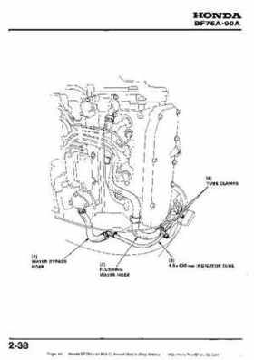 Honda BF75A BF90A Outboard Motors Shop Manual., Page 46