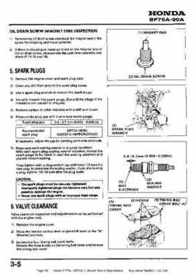 Honda BF75A BF90A Outboard Motors Shop Manual., Page 55