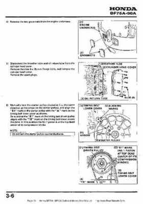 Honda BF75A BF90A Outboard Motors Shop Manual., Page 56