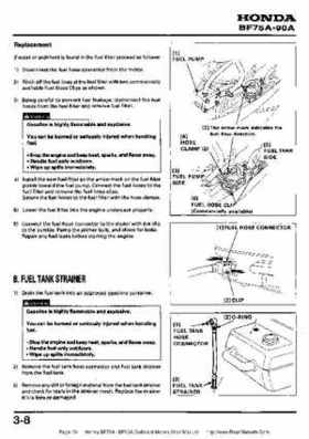 Honda BF75A BF90A Outboard Motors Shop Manual., Page 58