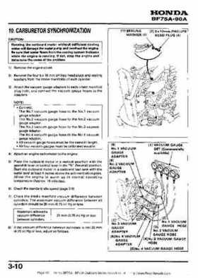 Honda BF75A BF90A Outboard Motors Shop Manual., Page 60