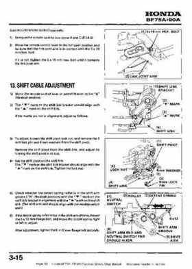Honda BF75A BF90A Outboard Motors Shop Manual., Page 65