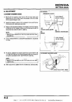 Honda BF75A BF90A Outboard Motors Shop Manual., Page 77