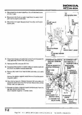 Honda BF75A BF90A Outboard Motors Shop Manual., Page 103