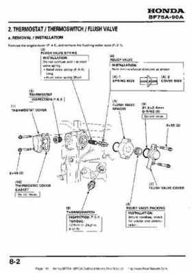 Honda BF75A BF90A Outboard Motors Shop Manual., Page 110
