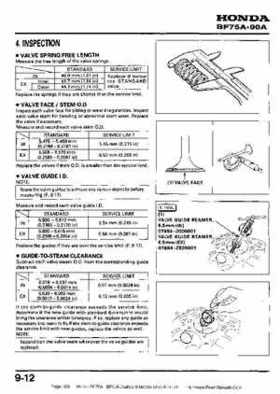 Honda BF75A BF90A Outboard Motors Shop Manual., Page 126