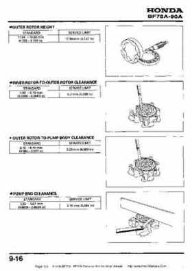 Honda BF75A BF90A Outboard Motors Shop Manual., Page 130