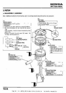 Honda BF75A BF90A Outboard Motors Shop Manual., Page 140