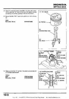 Honda BF75A BF90A Outboard Motors Shop Manual., Page 143
