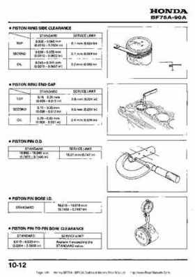 Honda BF75A BF90A Outboard Motors Shop Manual., Page 146