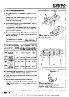Honda BF75A BF90A Outboard Motors Shop Manual., Page 151